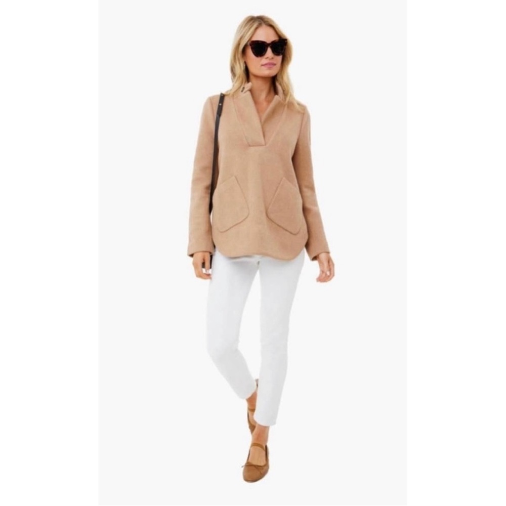 Tuckernuck Women's Sweater Pullover Camel Emerson Popover Size XL NWT